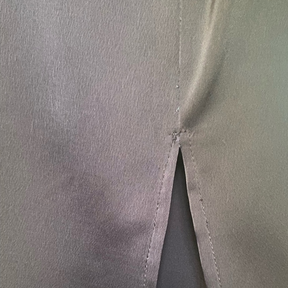 NBD Lila Gown Cowl neck Slit in Blueberry SZ S - Picture 7 of 8